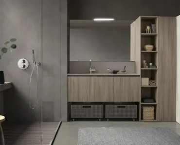 Mobile da Bagno in melaminico Laundry 07 di Archeda