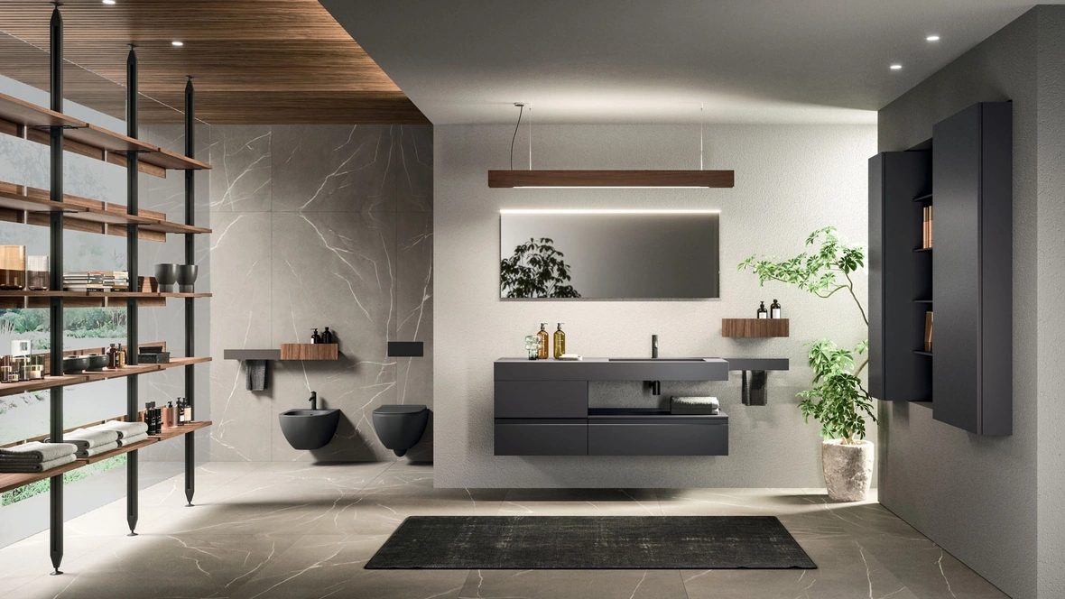 Mobile da Bagno sospeso Lympha 05 di Arrital