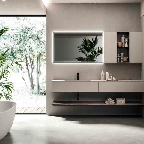 Mobile da Bagno sospeso Lympha_Concept_04 di Altamarea