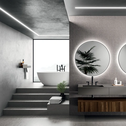 Mobile da Bagno sospeso Modo Project 06 in Rovere di Arrital