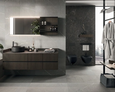 Mobile da Bagno sospeso Modo Project 09 in Rovere Cacao di Arrital