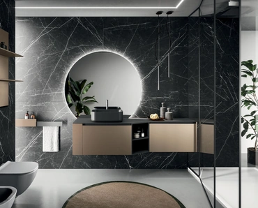 Mobile da Bagno sospeso Modo Project 12 in tecnometal Bronzo di Arrital