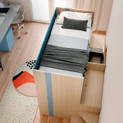 Cameretta con letti a castello Lila di Nidi