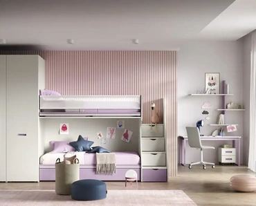 Cameretta a soppalco K103 di Moretti Compact Camerette