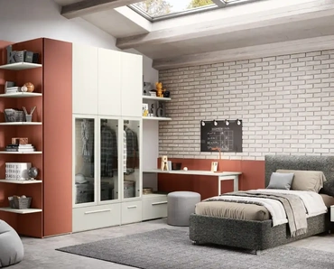 Cameretta su misura K108 di Moretti Compact Camerette