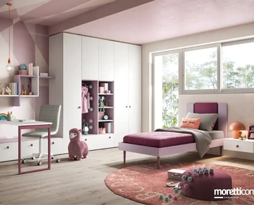 Cameretta componibile K112 di Moretti Compact Camerette