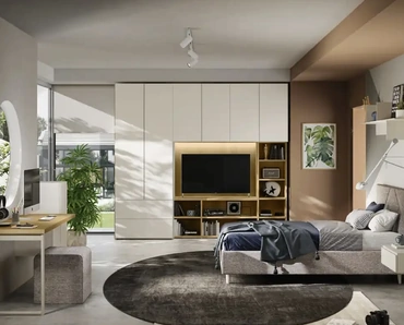 Cameretta componibile Y104 di Moretti Compact Camerette