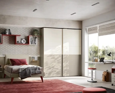 Cameretta per ragazzi Y107 di Moretti Compact Camerette