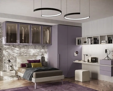 Cameretta a ponte Y109 di Moretti Compact Camerette