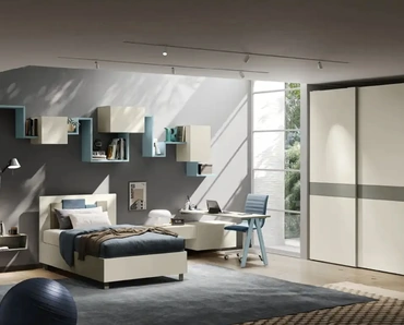 Cameretta per ragazzi Y118 di Moretti Compact Camerette