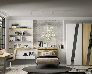 Cameretta componibile Y119 di Moretti Compact Camerette