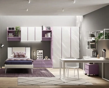 Cameretta a ponte Y121 di Moretti Compact Camerette