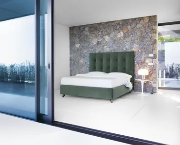 Letto con box contenitore Emma High di Noctis