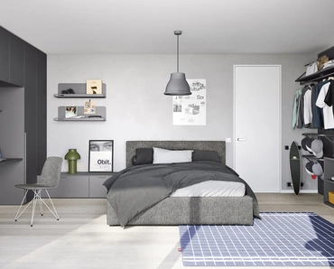 Letto singolo Wind di Nidi