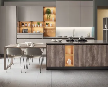 Libreria divisoria Living 06 di Veneta Cucine