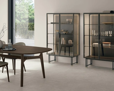 Madia Joyce con ante in vetro di Tomasella