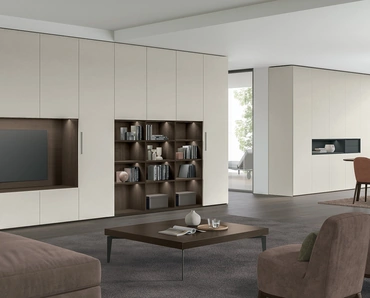 Parete Attrezzata Logica Plus UNIT 01 di Tomasella