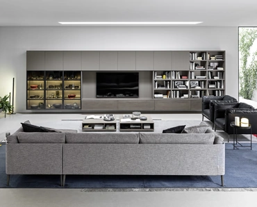 Parete Attrezzata Pannelli TV 02 di Novamobili