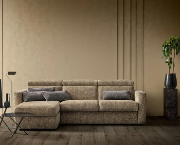 Divano Letto con penisola Ground di Samoa