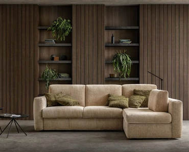 Divano Letto con penisola Hill di Samoa