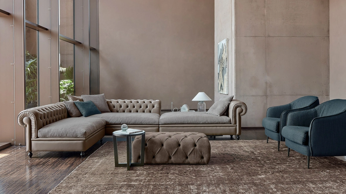 Salotto classico Nottingham di Rosini Divani