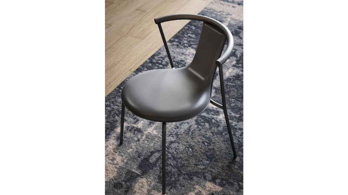 Sedia Agel Cuoio di Novamobili