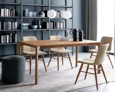 Tavolo allungabile Level in Rovere Miele di Novamobili