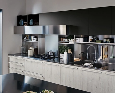 Cucina Moderna lineare Ethica 02 di Veneta Cucine