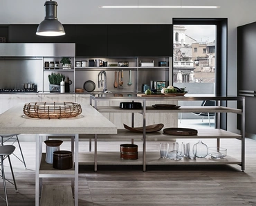 Cucina Moderna ad angolo Ethica di Veneta Cucine