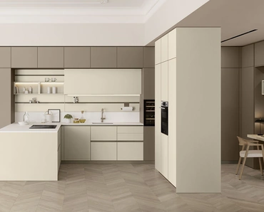 Cucina Moderna con penisola Lounge 03 di Veneta Cucine