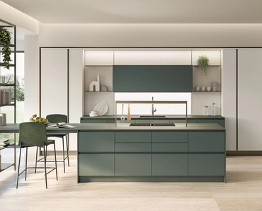 Cucina Moderna con isola Oyster 01 di Veneta Cucine