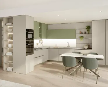 Cucina Moderna angolare Start-Time 10 di Veneta Cucine